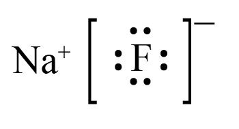 How to Draw the Lewis Dot Structure for NaF: Sodium fluoride.